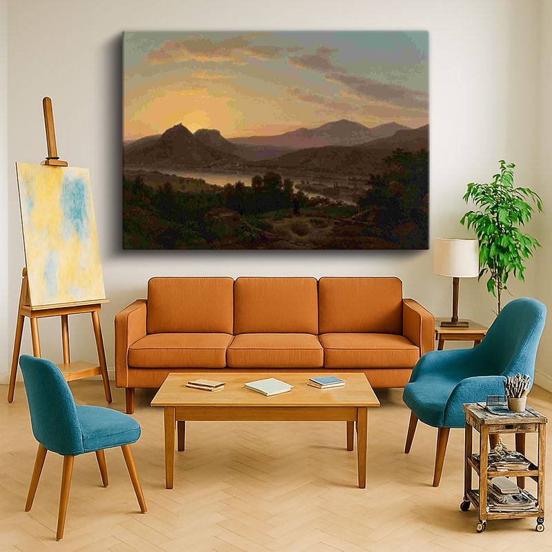 Ressam Kanvas Tablo 1092